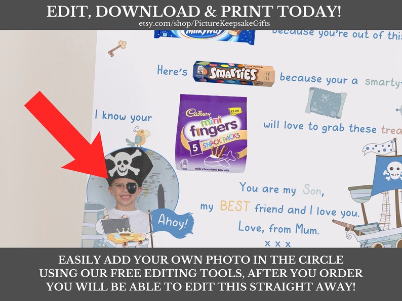 Personalised Birthday Chocolate Message Board Personalised Etsy UK