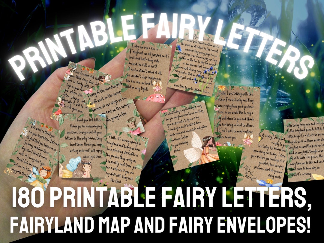 Tiny Tooth Fairy Letter for Kids Perzonalise for Free 180 - Etsy