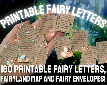 Tiny Tooth Fairy Letter For Kids | Perzonalise for free | 180 Letters included | Self Edit Printable Tooth Fairy Letter Template