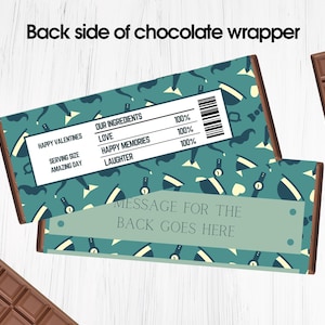 PRINTABLE Fathers Day Chocolate Bar Wrapper Template, Hershey Bar ...