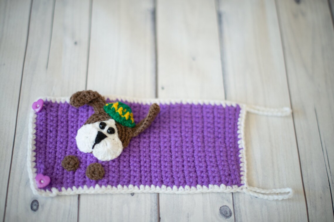Coffee mug holder knitted yarn Mug cozy crochet dog purple Etsy