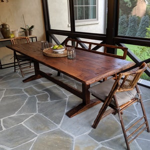 Trestle Tables - French Farmhouse Tables - Made from Antique Materials
