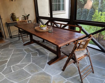 Trestle Tables - French Farmhouse Tables - Made from Antique Materials