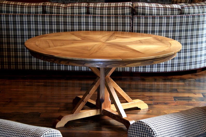 Round & Oval Tables Custom Order and Made With Antique Etsy