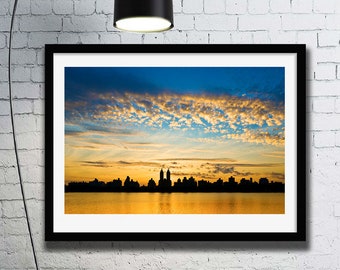 New York Photography, New York Print, New York City Photo, New York Gift, Manhattan, Sunsets, Central Park Sky Photo, Wall Art, Office Decor