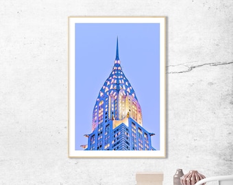 Chrysler Building Photo, Art Deco Architecure, New York City Print, New York Photography, New York Gift, Wall Art, Manhattan, Office Decor