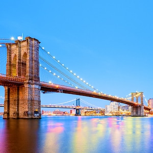 Brooklyn Bridge Photo, New York City Print, New York Photo, New York Photography, New York Gift, Wall Art, Brooklyn Gift, Office Decor, NYC