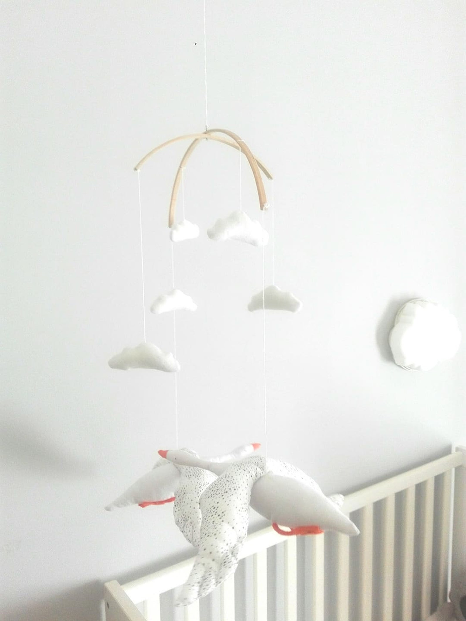 Goose Mobile for baby crib Geese baby mobile nursery Etsy