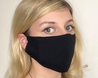 Free Shipping: Face Mask with Filter Pocket, Stretch Breathe-able Material