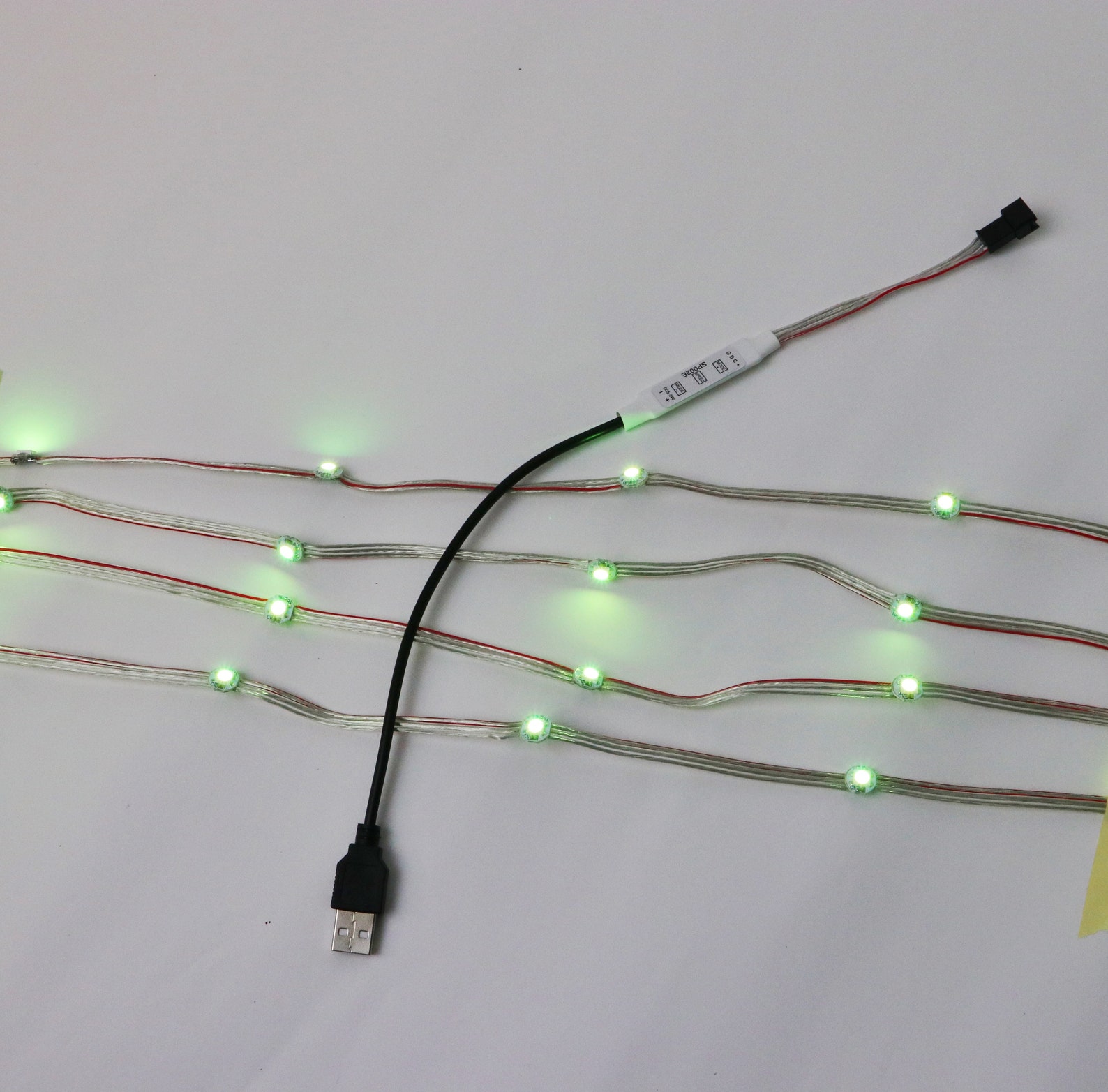 DIY LED Kit - flexible strand detail