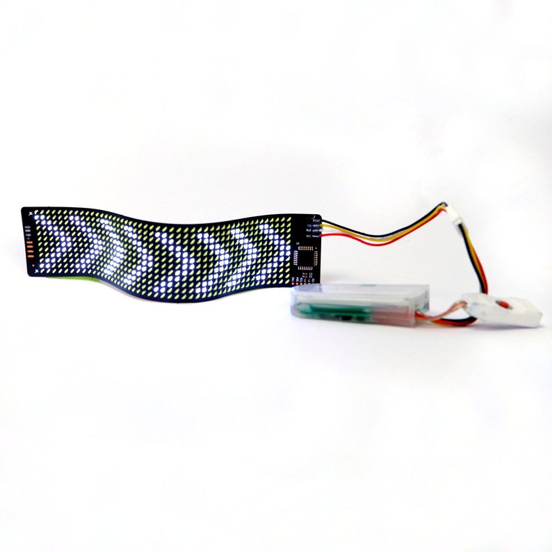 Paper-Thin LED Matrix: DIY Tech Component for Wearables image 4