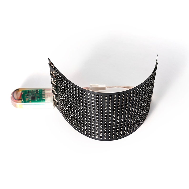 Paper-Thin LED Matrix: DIY Tech Component for Wearables image 7