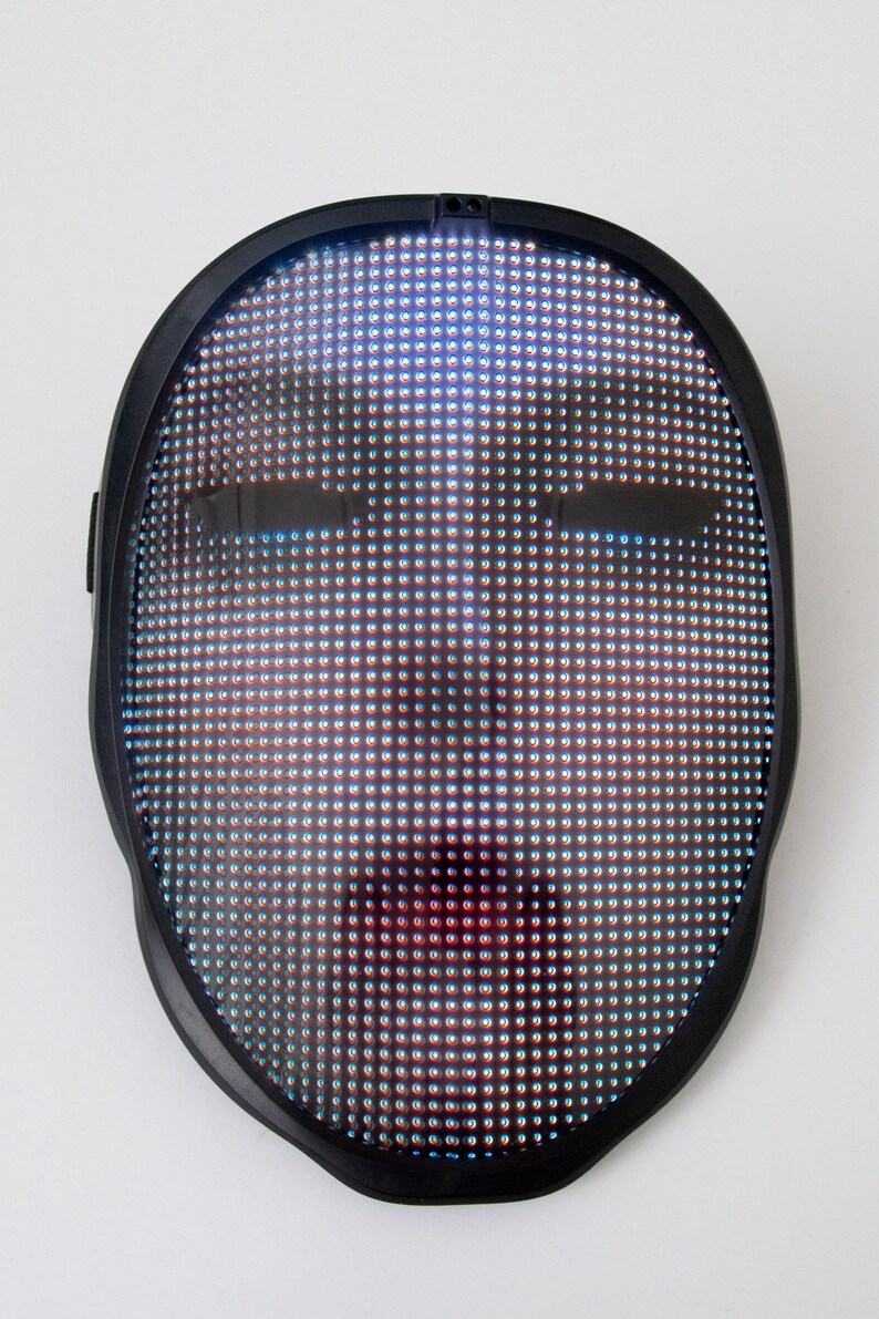 Mask change. Led face changing mask. composition mask. lumen couture led face. lumen couture led face changing.