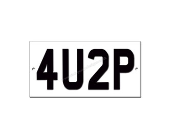 Letrero de metal divertido para puerta de baño, inodoro, 4U2P, 8" x 3,5" aproximadamente