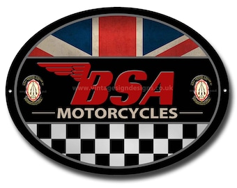 ヴィンテージ 70 年代 BSA ロゴ オートバイ リフレクター ステッカー