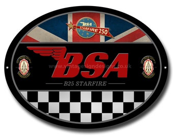 Portachiavi In Similpelle BSA Starfire Con Logo - Prodotto Ufficiale Licenziato BSA