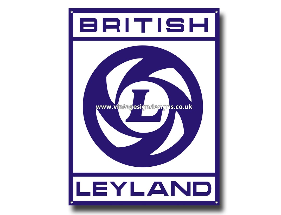 British Leyland Metal Sign Size 16x12 Etsy