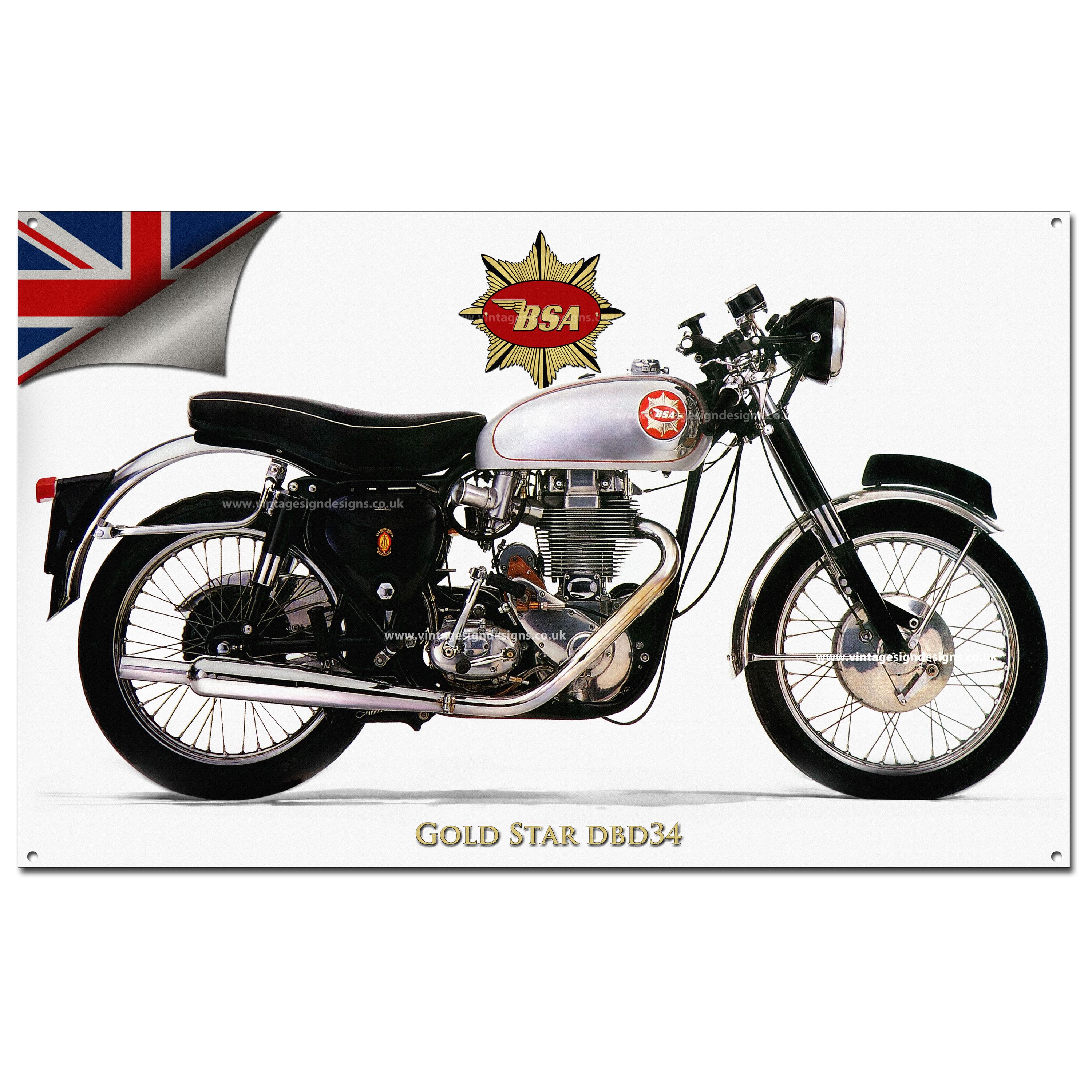 Bsa Motorcycle Poster - Etsy
