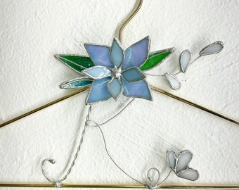 Bridal Hanger - Initial Hanger, Bridal Details, Brides to Be, Bridal Gift, Bridesmaid Gift, Stained Glass, One of a Kind