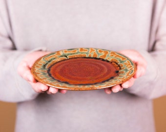 Small Ceramic Plate/ Lunch Plate, great as Dessert Plate, Appetizer Plate, Pottery Dinnerware