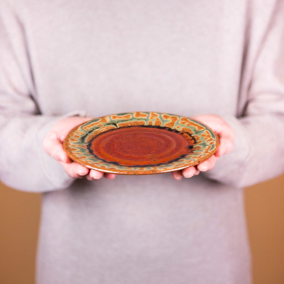 Small Ceramic Plate/ Lunch Plate, Great as Dessert Plate, Appetizer ...