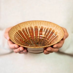 Ceramic Pasta Bowl 8 in, Pottery Salad Bowl, Handmade Ceramic Bowl, Handmade Pottery Bowl / Ramen Bowls, Pottery Dinnerware, Pasta Bowls