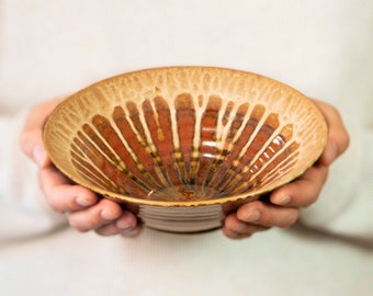 Ceramic Pasta Bowl 8 in, Pottery Salad Bowl, Handmade Ceramic Bowl, Handmade Pottery Bowl / Ramen Bowls, Pottery Dinnerware, Pasta Bowls