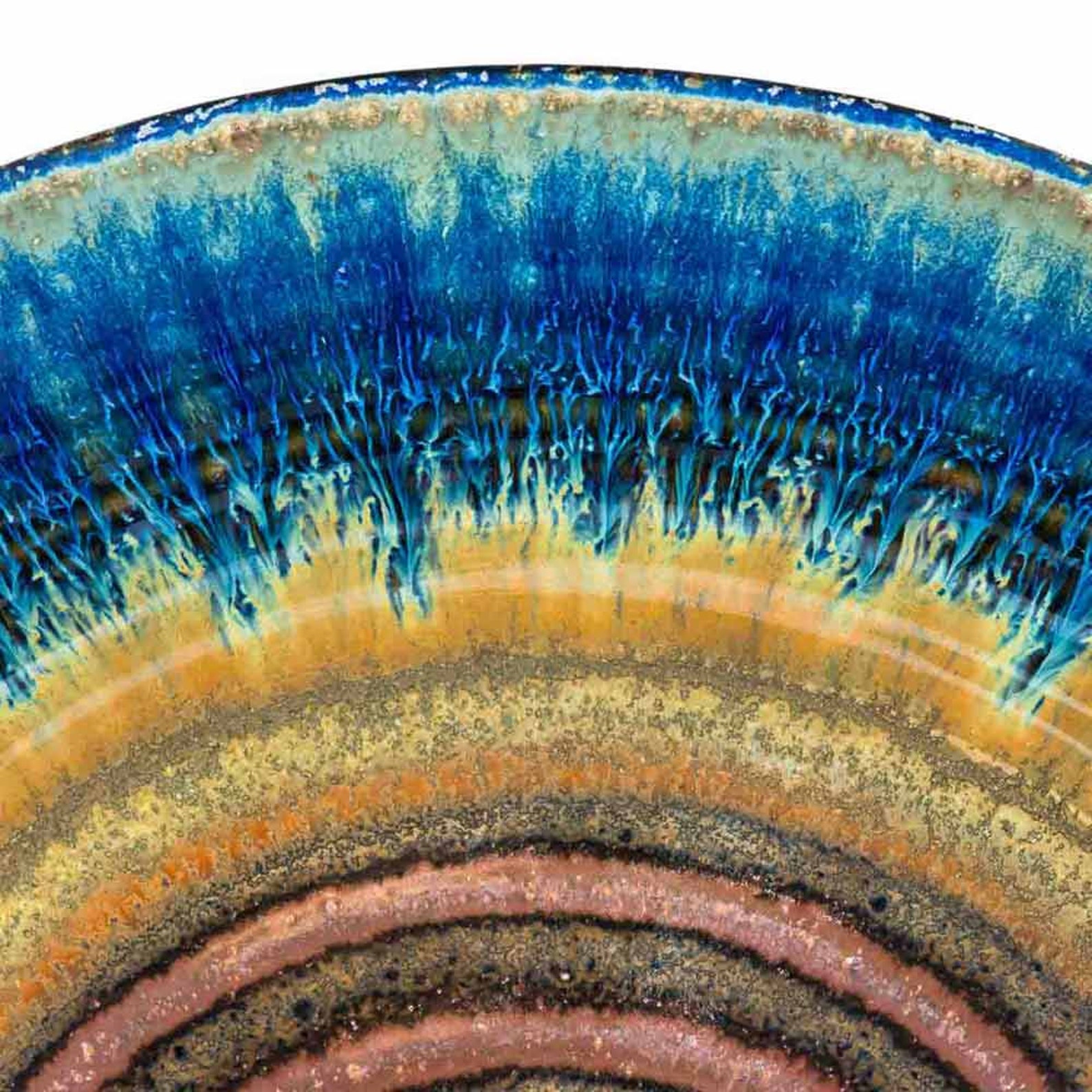 Pottery Pasta Bowl Ceramic Pasta Serving Bowl Blue Pottery Etsy