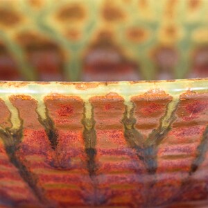 Red Ceramic Salad Bowl, Handmade Pottery Pasta Bowl, Pottery Dinnerware image 7