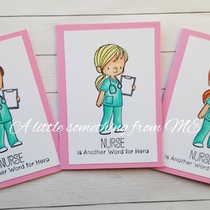Greeting card, thank you card, medical thank you card, thank a nurse, thank a doctor, heartfelt thanks,