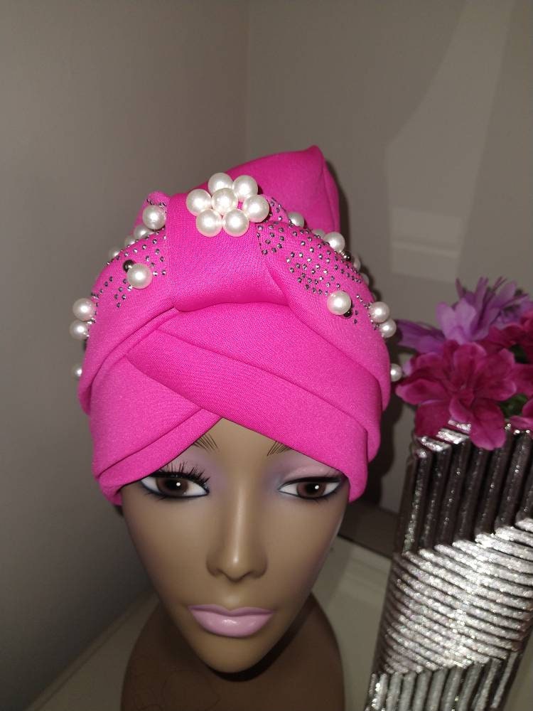 Turbans With Pearls for Women - Etsy