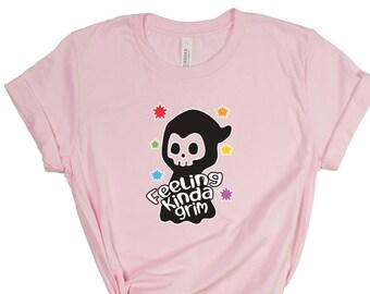 Funny Grim Reaper Shirt: Gothic Mental Health Tee