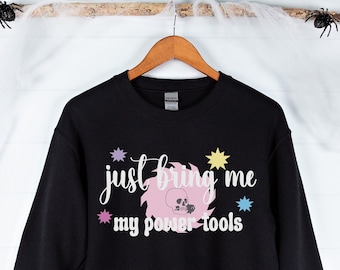 Woodworking Power Tool Graphic Tee - Women's Hobby Shirt