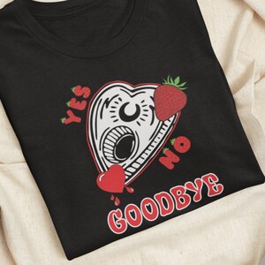 Planchette Spirit Board Flash Tattoo Art Shirt, Gothic Shirt, Strawberry Shirt, Occult Aesthetic, Witchy Tee, Spooky Season Shirt, Goth Gift