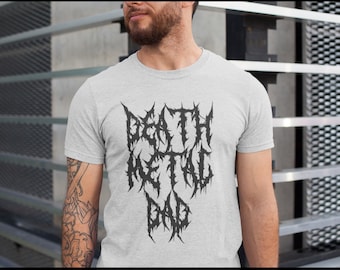 Camiseta de Death Metal para papá, regalo para metaleros, camiseta gótica