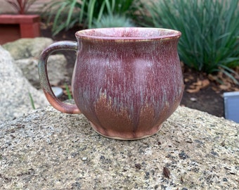 Burgundy Bloom Mug Cup