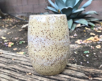 White Natural Stone Small Vase