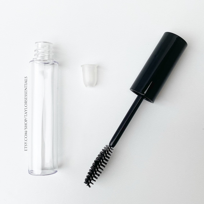 10 Ml EMPTY Mascara Tube and Wand With Customized Vinyl Label Etsy