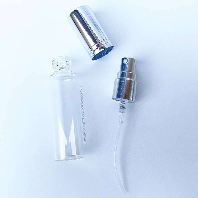 10 ml EMPTY Essential Oil Spray Bottle with Customized Vinyl Etsy