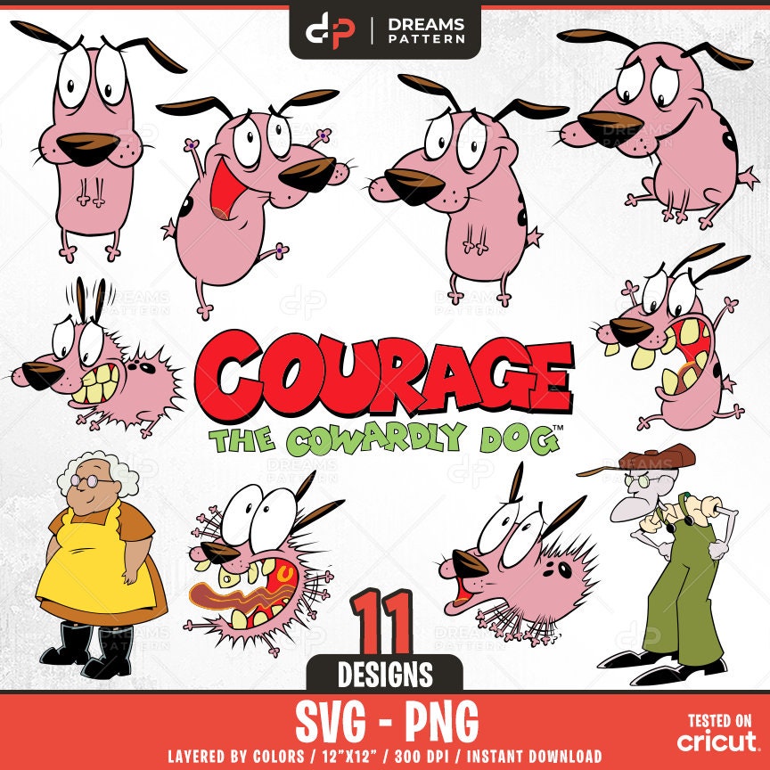 Leone il cane fifone, Courage the Cowardly DoG, CANE  90s cartoon  characters, Cartoon drawings, Drawing cartoon characters