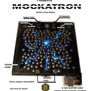 Mockatron.   unique instrument meant for exploration secret sounds hidden noise electronic synthesizer