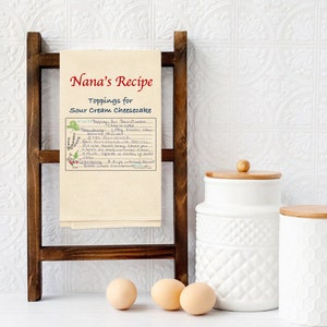 Custom Printed Natural Flour Sack Tea Towels - Your Art or Text, 30 x 30 Personalized Kitchen Towel image 9