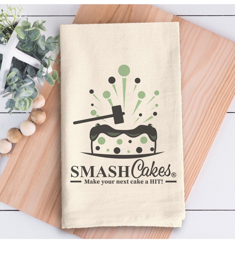 Custom Printed Natural Flour Sack Tea Towels - Your Art or Text, 30 x 30 Personalized Kitchen Towel image 7