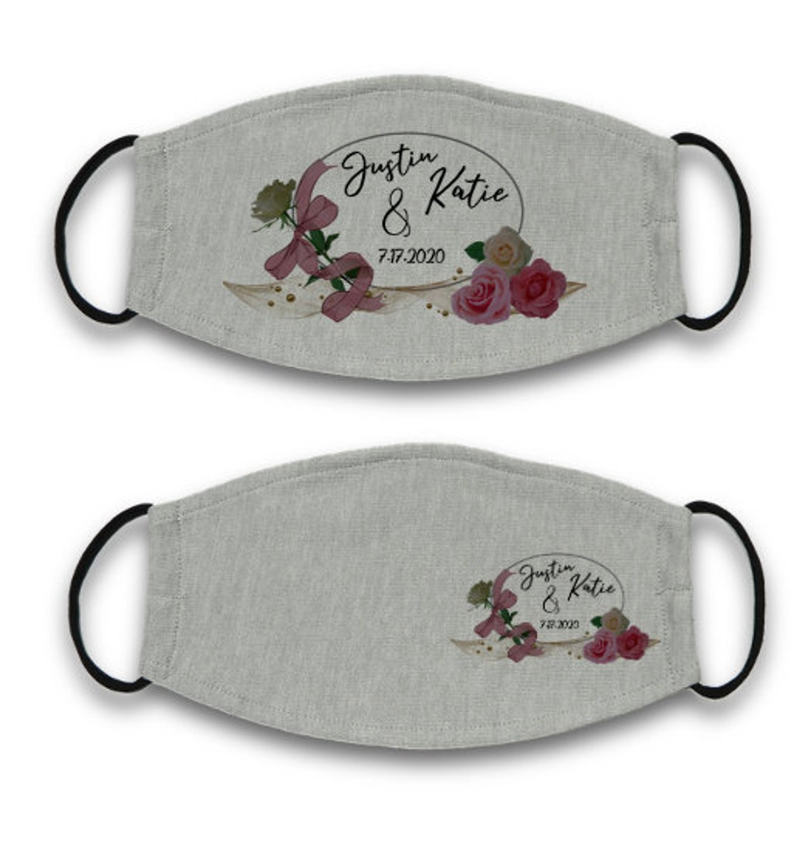 Face Masks for Wedding Guests Custom Wedding Favors Wedding Etsy