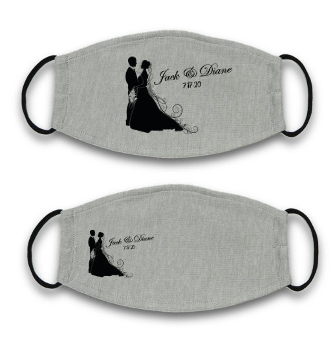 Face Masks for Wedding Guests Custom Wedding Favors Wedding Etsy