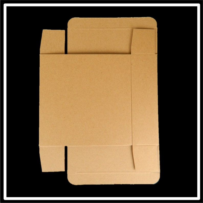 10 Kraft Card Stock 4 Coaster Window Boxes 4 Round or Etsy