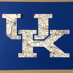 University of Kentucky Logo Map