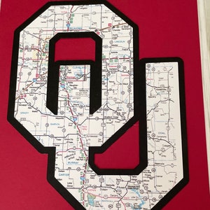 Oklahoma University Mascot Map
