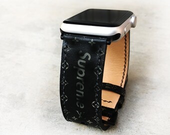 supreme apple watch band 44mm