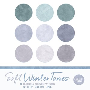 Puede incluir: Nueve patrones de papel digital sin costuras en tonos suaves de azul y gris. Los patrones miden 12 pulgadas por 12 pulgadas y 300 DPI. Los patrones son perfectos para scrapbooking, creaci&oacute;n de tarjetas y otros proyectos de manualidades.